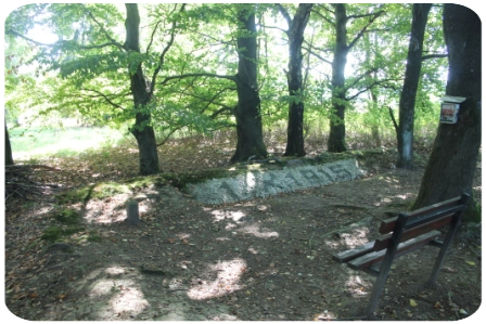 Das Benesch Denkmal an der Grenze bei Prex