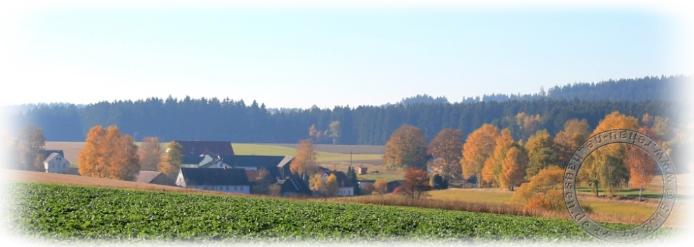 Das untere Dorf Neuhausen im Herbst
