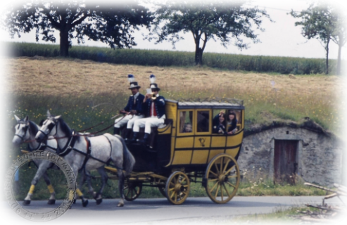 Postkutsche in Neuhausen zur 550 Jahrfeier