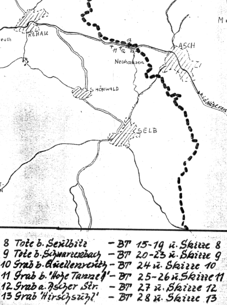 Tatorte in Neuhausen 1945